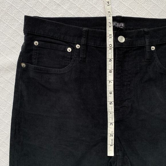 NWT J. Crew Black High Rise 11.5" Straight Leg Corduroy Pant Minimalist Size 31 - Picture 15 of 15